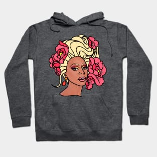 RuPaul Retro Flower Tattoo Hoodie